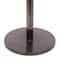 Black Aluminum Contemporary Coat Rack, 68" x 15" x 15"